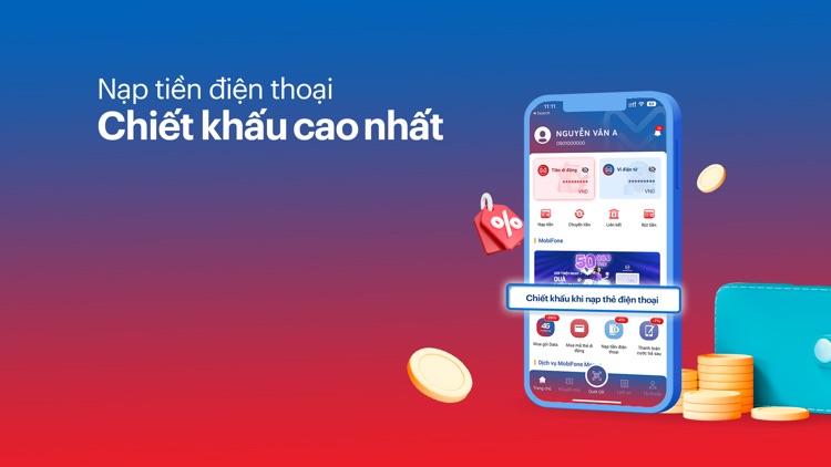 Nạp tiền trả trước chọn ngay MobiFone Money